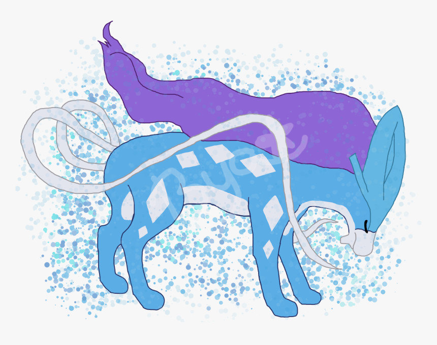 Suicune - Cartoon, HD Png Download, Free Download