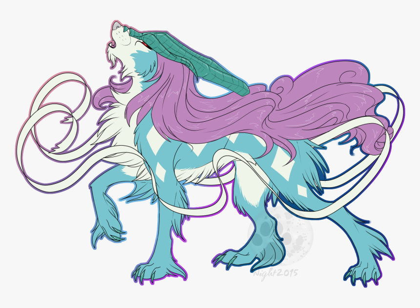 Ec- Suicune - Illustration, HD Png Download, Free Download