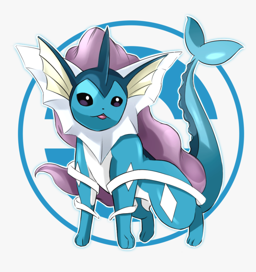 Mega Vaporeon Suicune, HD Png Download - kindpng.