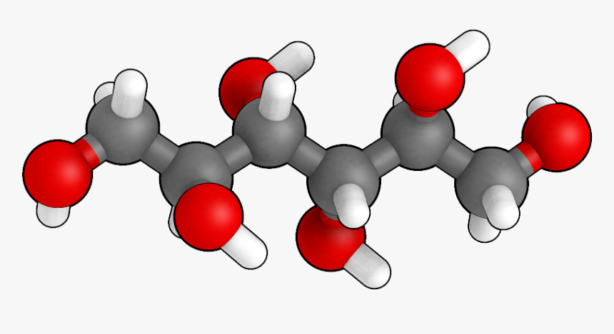 Mannitol 3d Balls And Sticks - Manitol Molecula, HD Png Download, Free Download