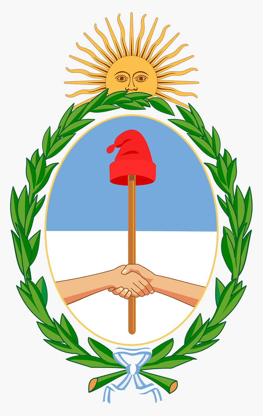 Coat Arms Sun Free Photo - Escudo De La Nacion Argentina, HD Png Download, Free Download