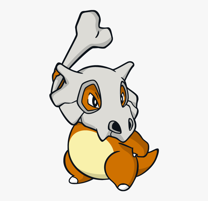 Cubone Pokemon Character Vector Art - Cubone Clipart, HD Png Download, Free Download