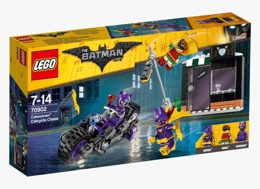 Catwoman Catcycle Chase - Lego 70902, HD Png Download, Free Download