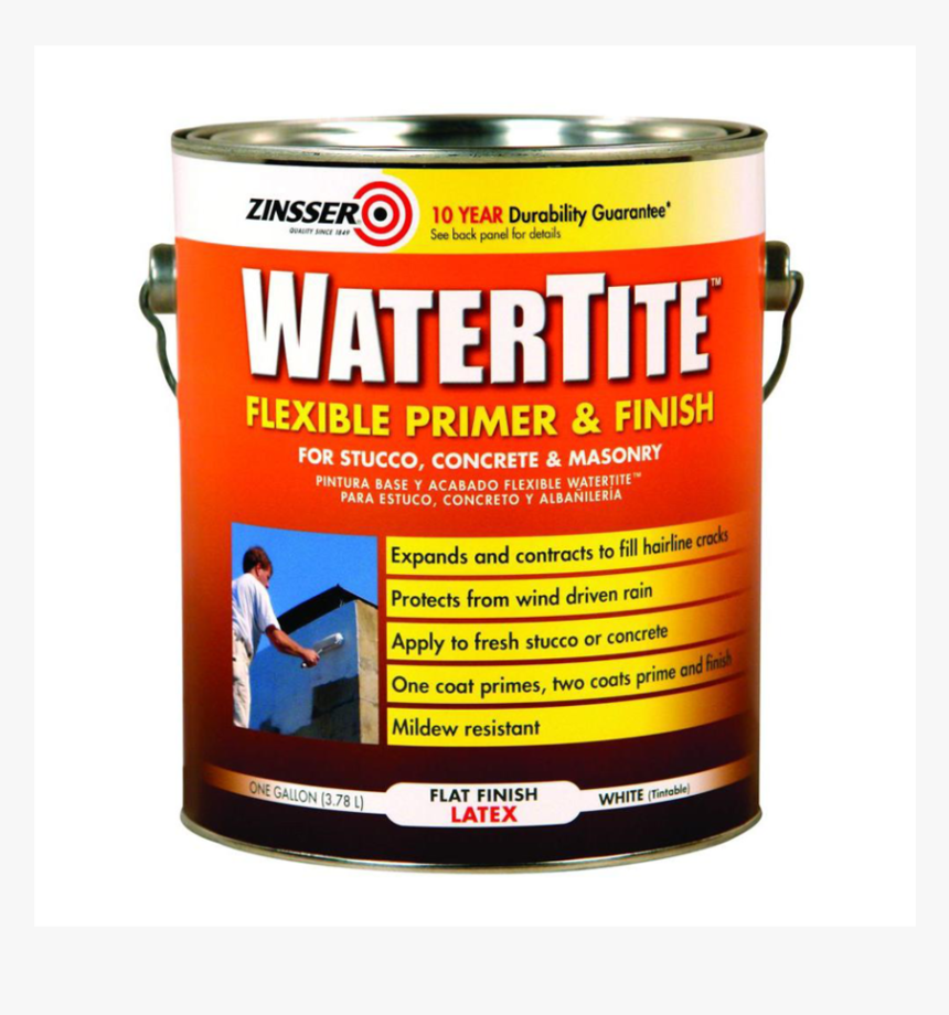 Paintcan Zinsser®-watertite - Water Proofing Primer Paint, HD Png Download, Free Download