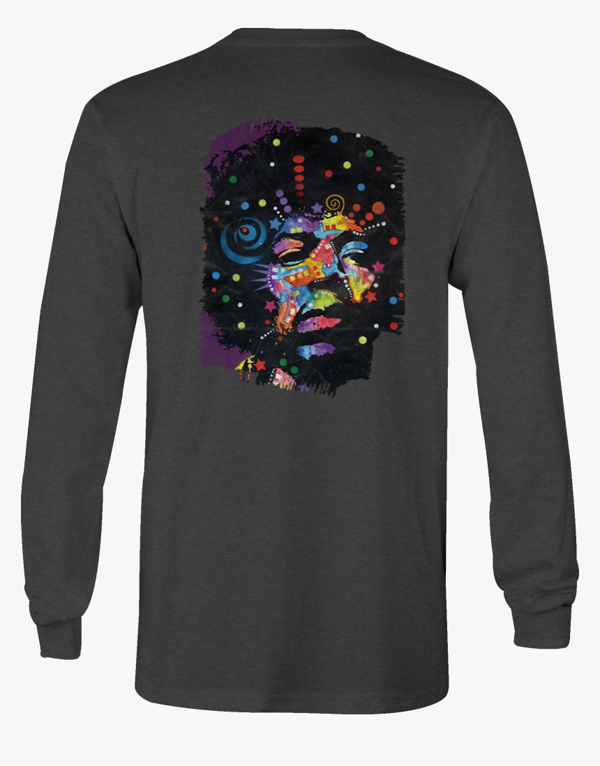 Long Sleeve Tshirt Jimi Hendrix Experience Shirt For - Shirts Peach Fall Casual Men, HD Png Download, Free Download