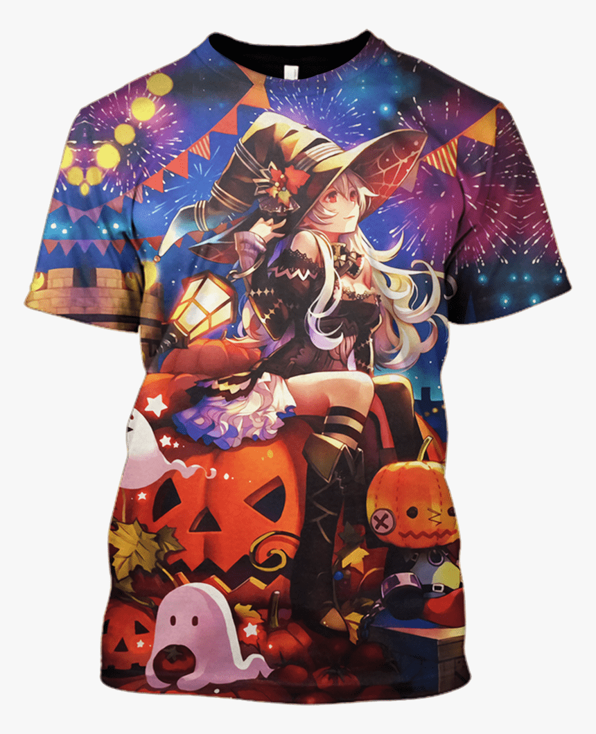 Gearhuman 3d Witch Corrin Tshirt - Cute Anime Halloween Girl, HD Png Download, Free Download