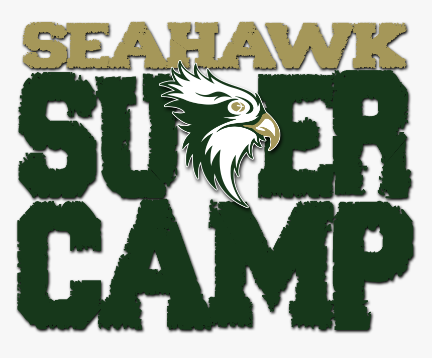 Supercamp Logo W Seahawk Rev - Bald Eagle, HD Png Download, Free Download