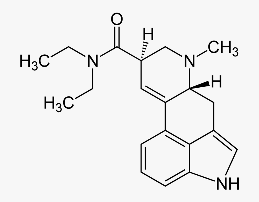 Lsd Structural Formulae V - Lsd Molecule, HD Png Download, Free Download