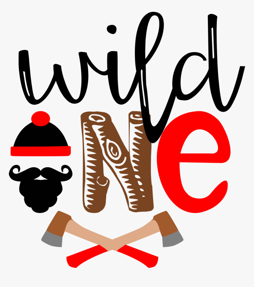 Wild One Shirt Lumberjack Clipart , Png Download - Wild One Lumberjack Svg, Transparent Png, Free Download