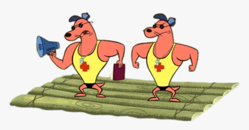 Camp Lazlo Characters Pierre And Noneck On A Raft - Camp Lazlo Pierre And Noneck, HD Png Download, Free Download