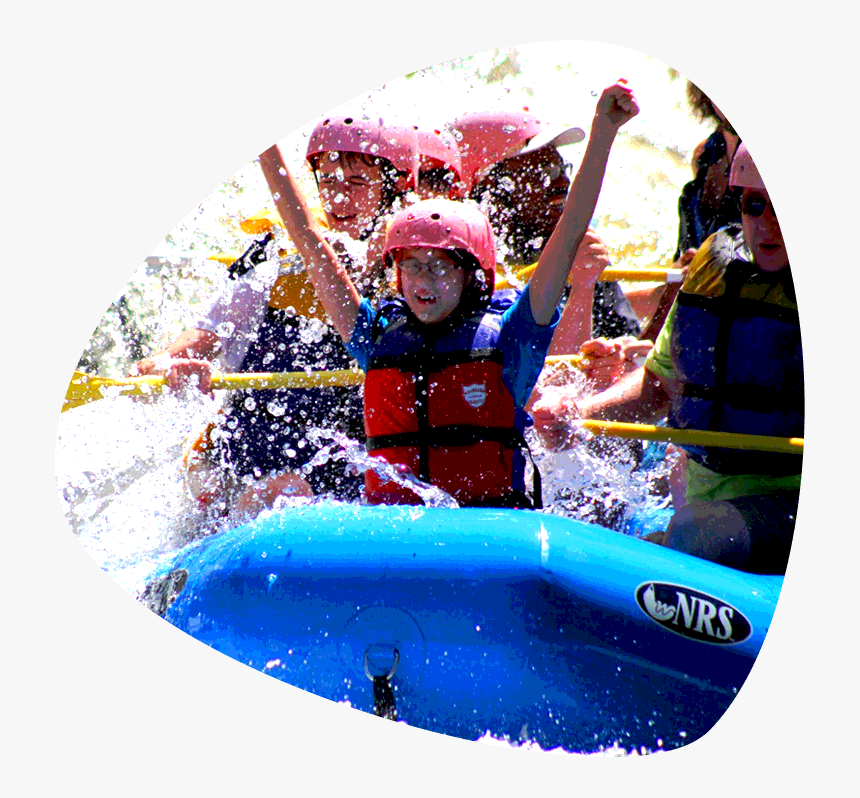Children Enjoying A Lower Pigeon River Rafting Trip - Inflatable, HD Png Download, Free Download