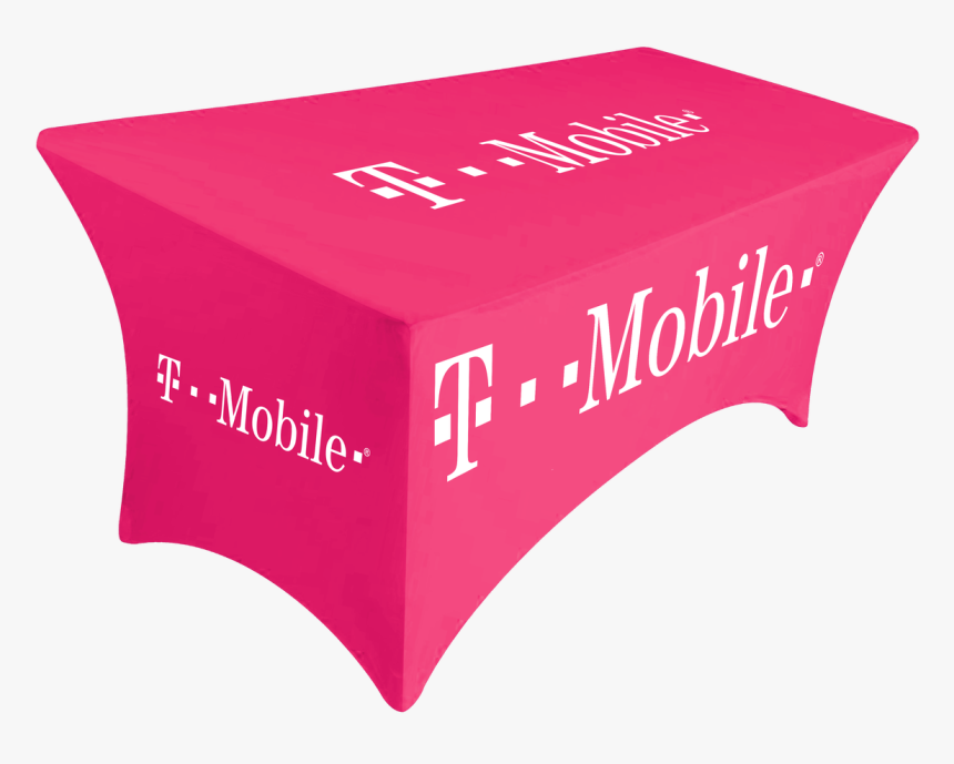 Pink T-mobile Table Cover For Promo Marketing 6ft Table - Coffee Table, HD Png Download, Free Download