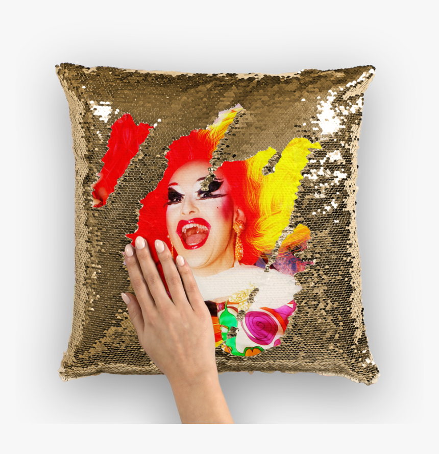 shrek sequin pillow