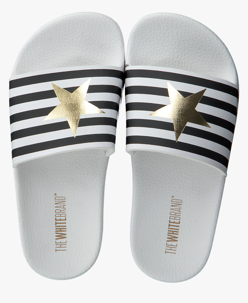 White The White Brand Flip Flops Star White Stripes - Slip-on Shoe, HD Png Download, Free Download