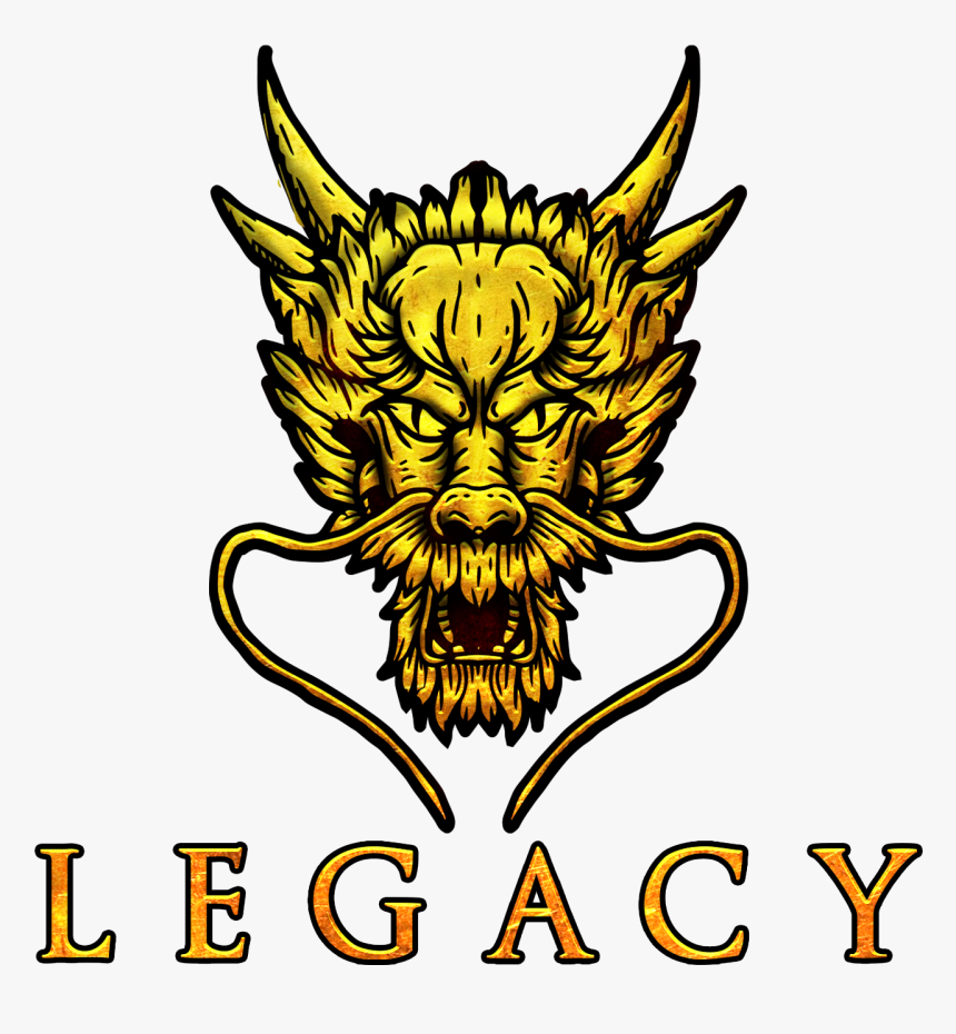 Shop Legacy - Gold Dragon Head Png, Transparent Png, Free Download