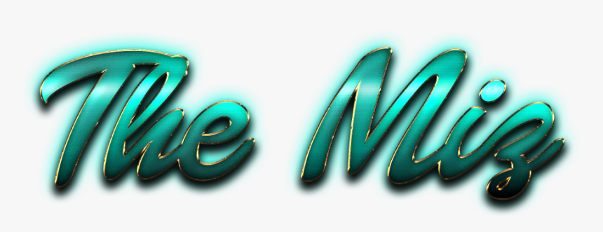 The Miz Name Logo Png - Graphic Design, Transparent Png, Free Download