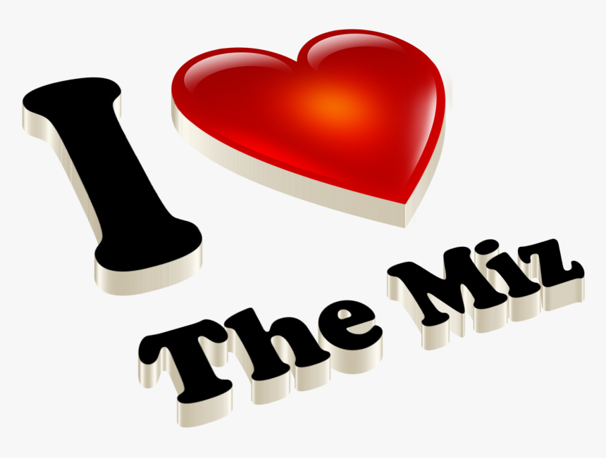 The Miz Heart Name Transparent Png - Haram Name, Png Download, Free Download