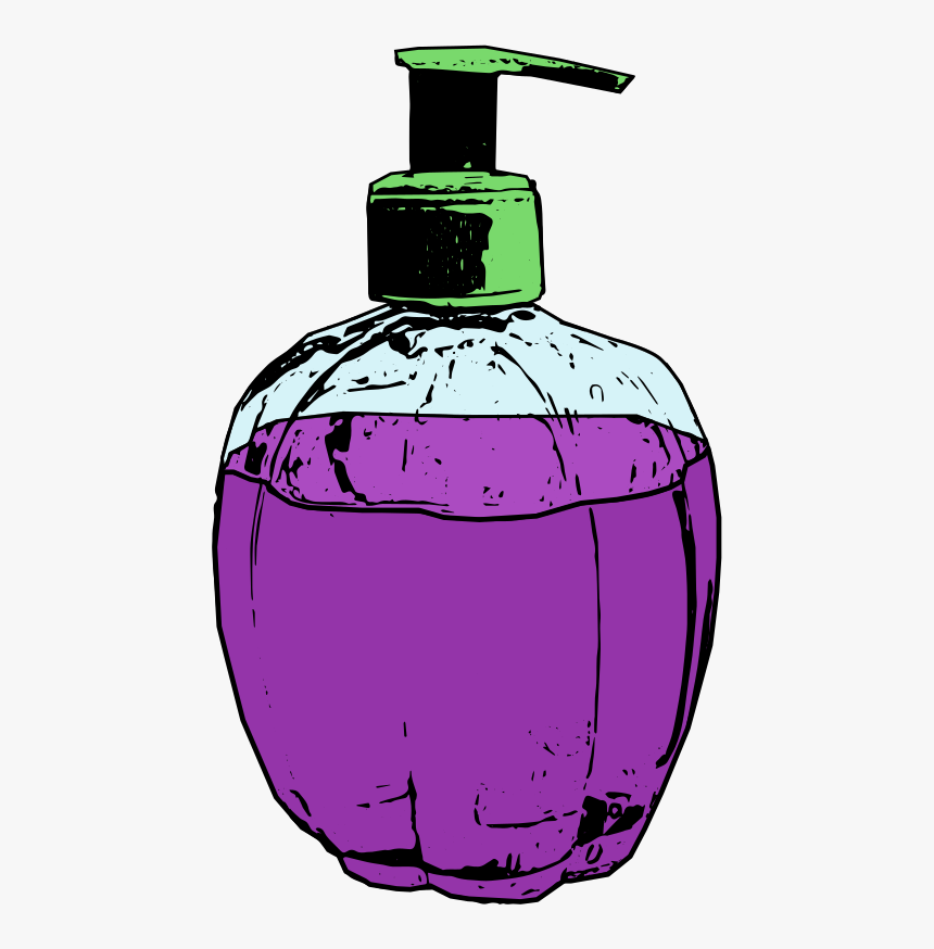 Soap Bottle - Clip Art, HD Png Download, Free Download