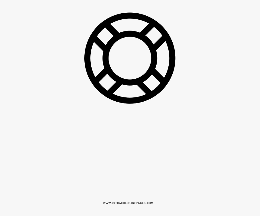 Life Buoy Coloring Page - Logo De Iron Man, HD Png Download, Free Download