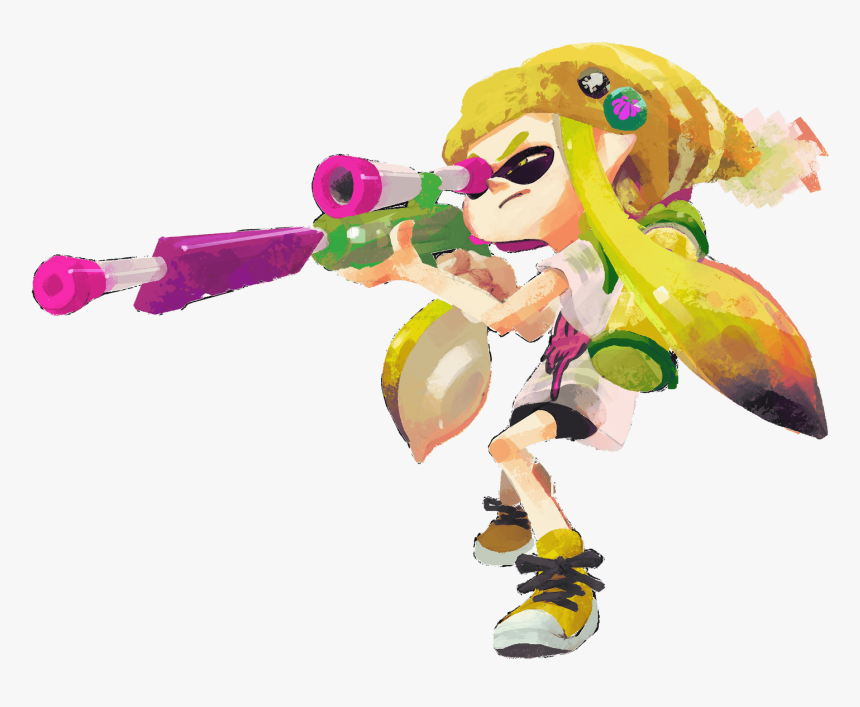 Splatoon Charger Poses, HD Png Download, Free Download