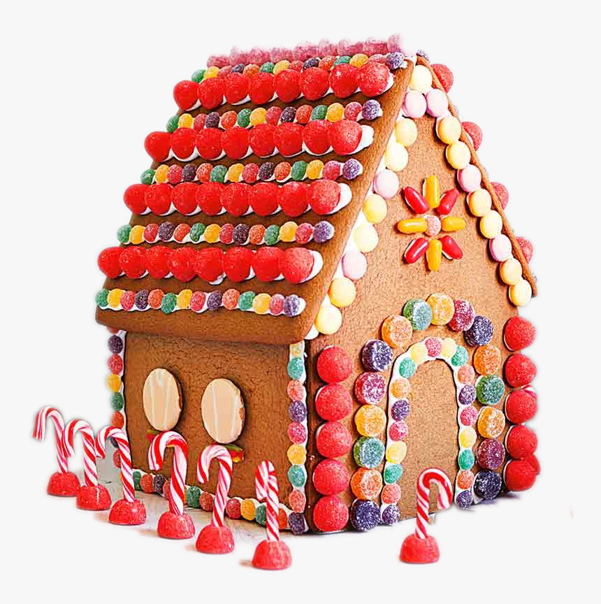 Gingerbread House Png Pic - Gingerbread House, Transparent Png, Free Download