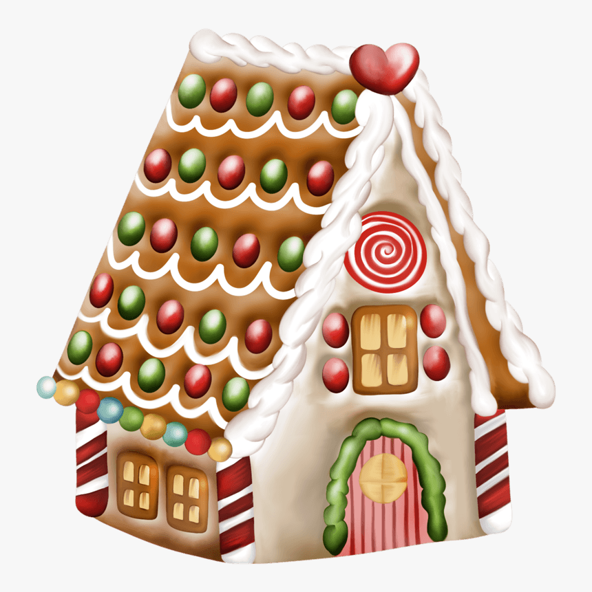 Transparent Gingerbread House Png Clipart - Gingerbread House Clipart Png, Png Download, Free Download