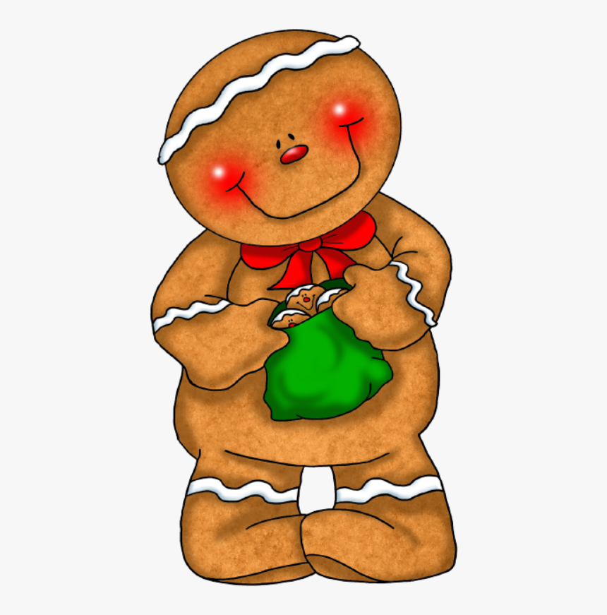 Gingerbread Man Cute Clipart, HD Png Download, Free Download