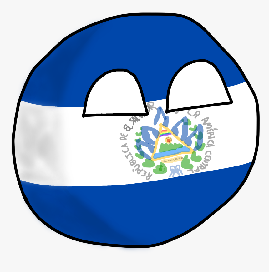 Polandball Wiki - El Salvador Countryball, HD Png Download, Free Download