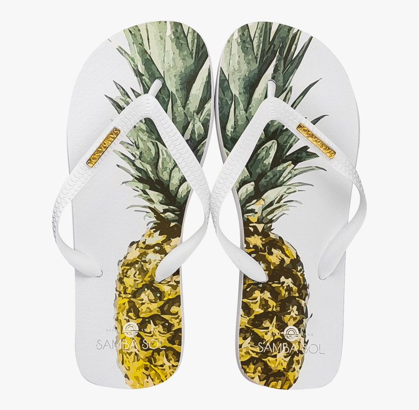 Pineapple Flip Flops, HD Png Download - kindpng