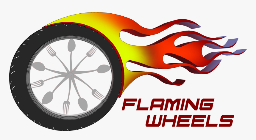 Flaming Wheels First Food - Truck, HD Png Download, Free Download