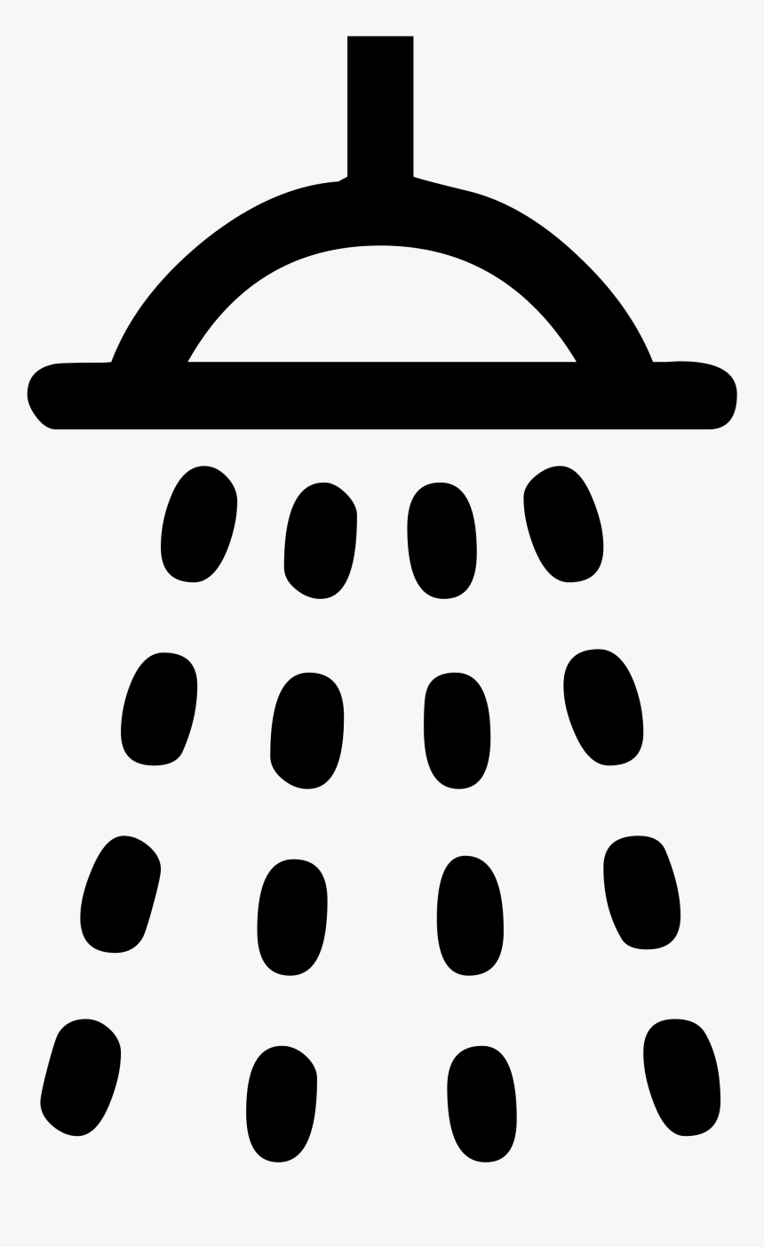 Showering Clipart Svg - Symbol Shower, HD Png Download, Free Download