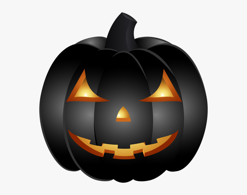 Dark Pumpkins Png Halloween - Scary Halloween Pumpkin Clipart, Transparent Png, Free Download