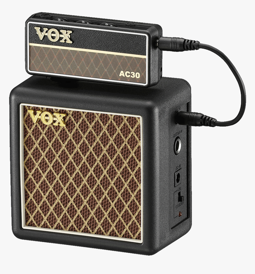 Front View Of Brown And Black Vox Amplug Cabinet"
 - Vox Amplug And Cabinet, HD Png Download, Free Download