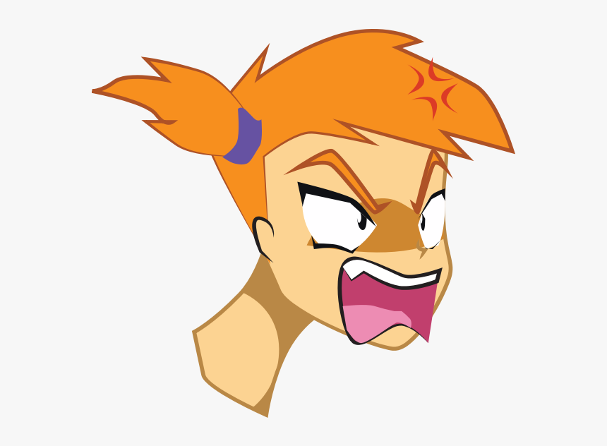 Angry Anime Girl - Angry Anime Girl Png, Transparent Png, Free Download