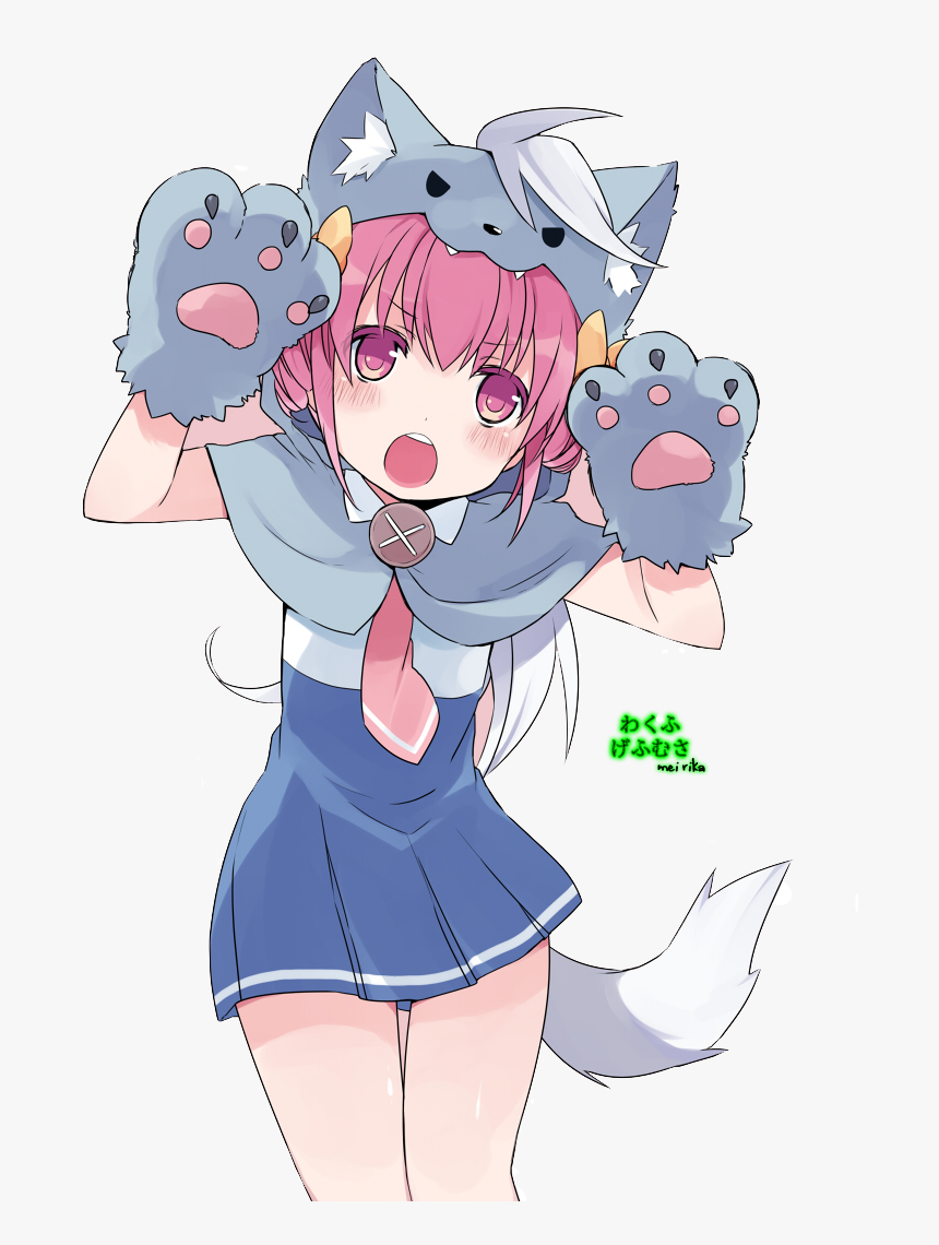 Thumb Image - Cute Cat Anime Girl, HD Png Download, Free Download