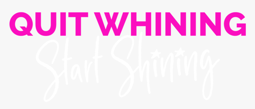 Stop Whining White Centered Final - Flüchtlingshilfe, HD Png Download, Free Download