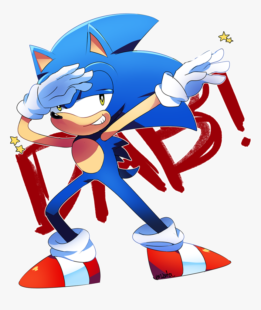 Sonic The Hedgehog Dab, HD Png Download, Free Download