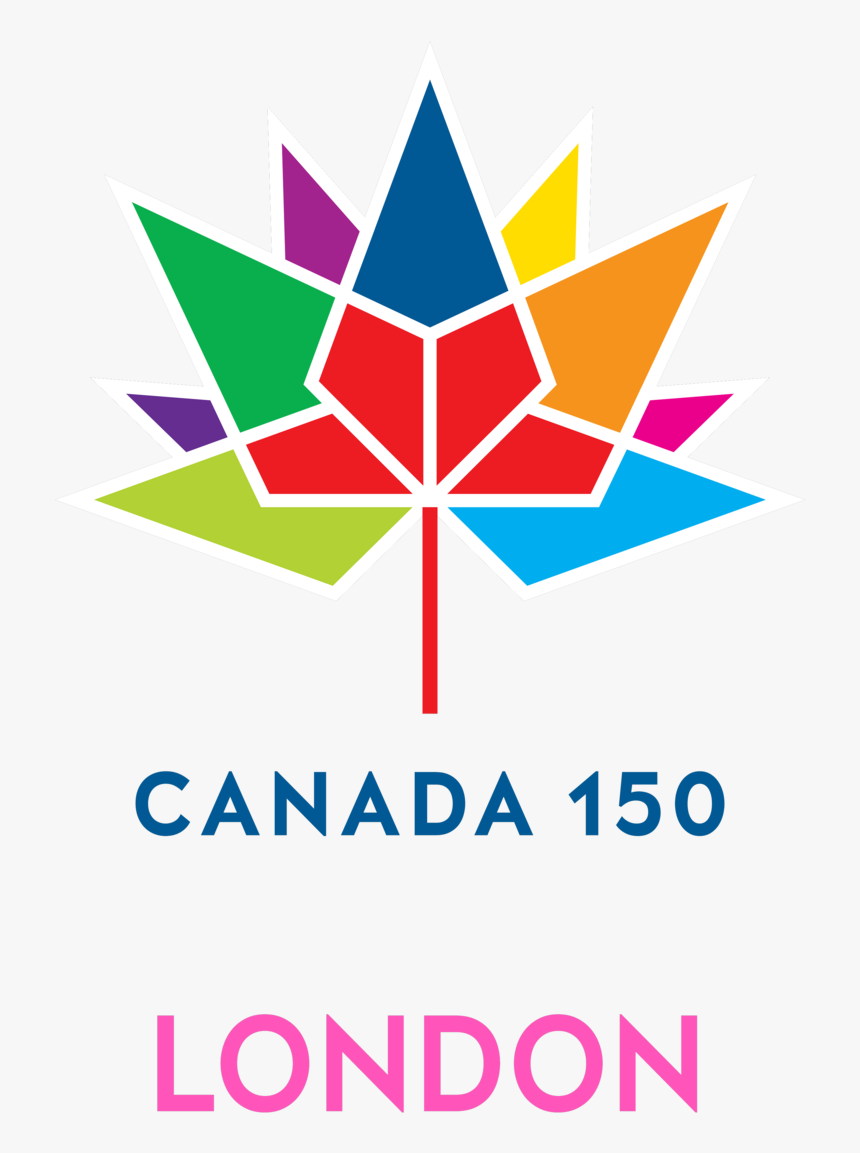 Canada150logo-london - New Canadian Maple Leaf, HD Png Download, Free Download