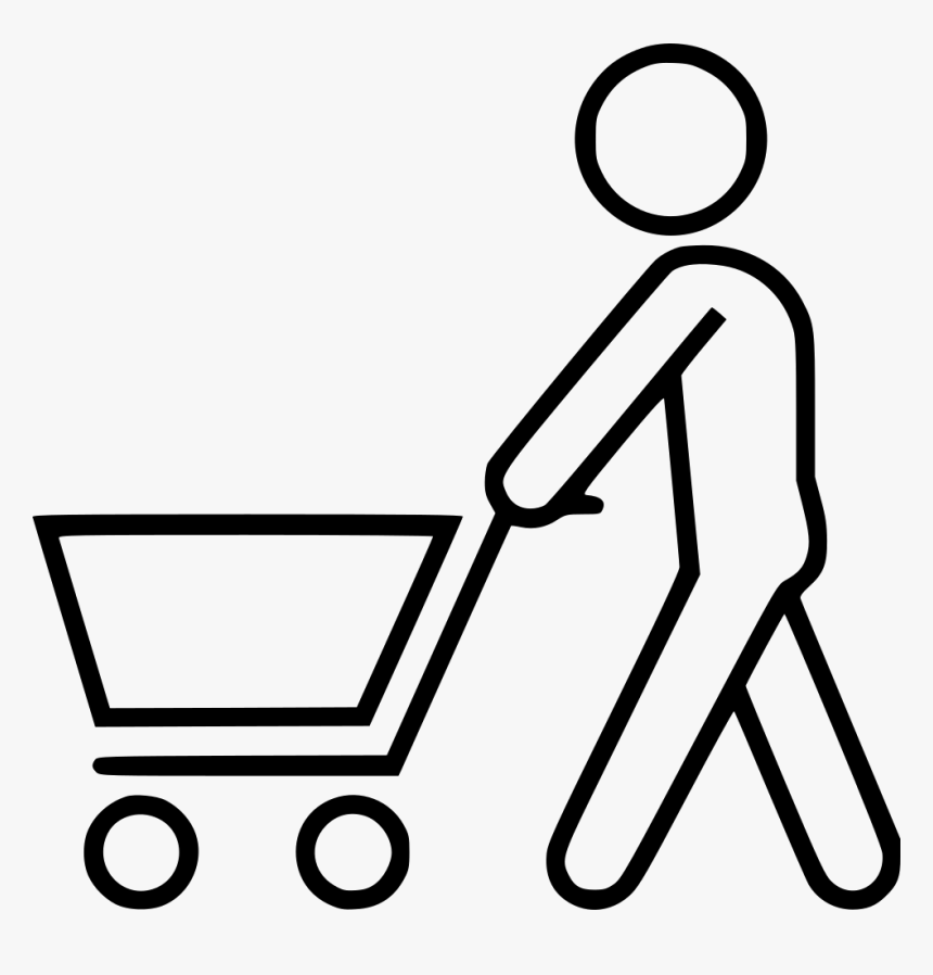 Groceries - Circle Shopping Cart Icon, HD Png Download, Free Download