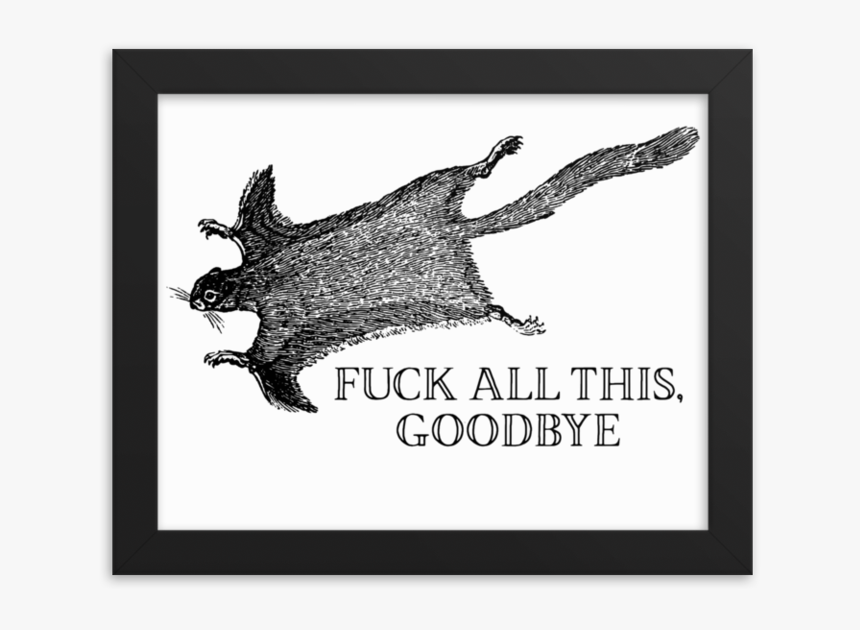 Goodbye Framed"
 Srcset="data - Effin Birds Goodbye, HD Png Download, Free Download