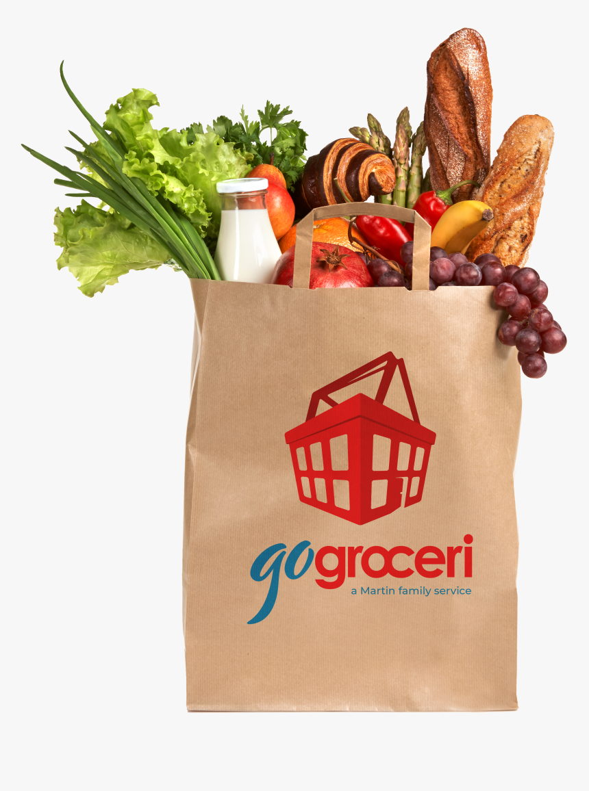 Grocery Bag - Full Grocery Paper Bags, HD Png Download, Free Download