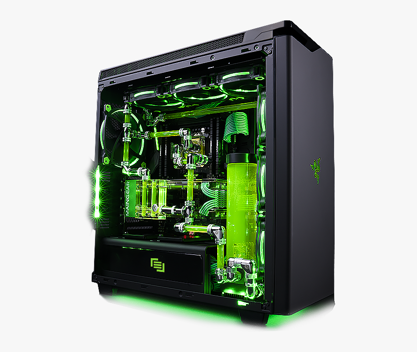 Maingear-r1-Razer-Edition. Системный блок Razer. Игровой ПК рейзер. R2 Razer Edition.