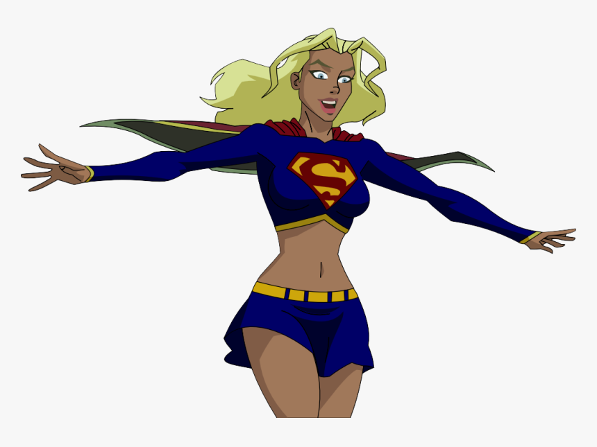 Yong Justice Render - Young Justice Outsiders Supergirl, HD Png Download, Free Download