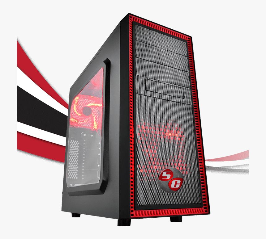Gaming Case Thumb - Deepcool Tesseract Sw Red, HD Png Download, Free Download