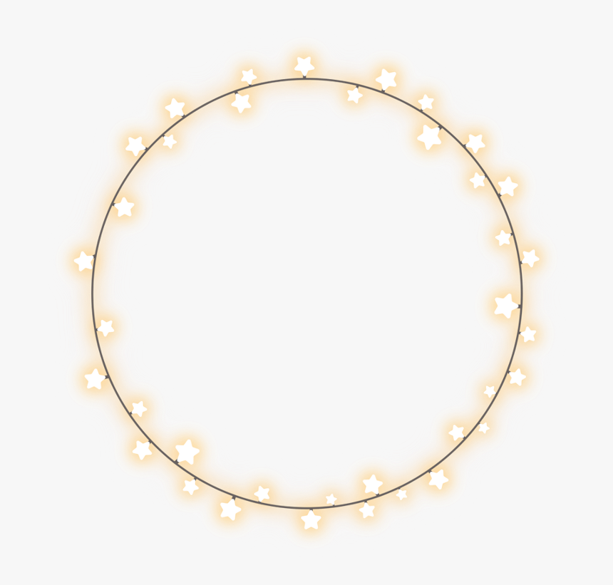 #frame #border #wreath #circle #round #stars #twinkle - Bracelet, HD Png Download, Free Download