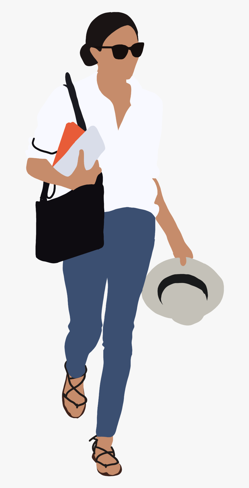 People Flat Illustration Png, Transparent Png, Free Download