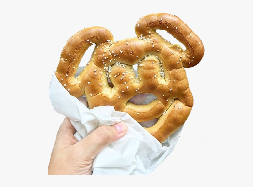 #food #beige #pretzel #disney #mickymouse - Pretzel, HD Png Download, Free Download