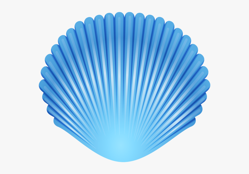 Blue Seashell Transparent Png Clip Art Image - Clipart Transparent Background Seashell, Png Download, Free Download