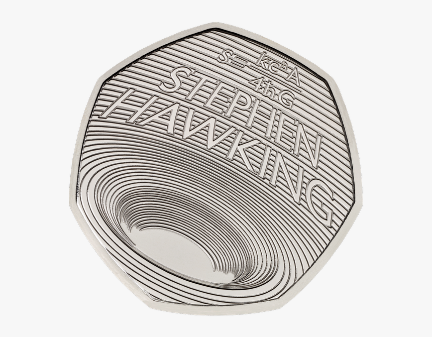 Stephen Hawking 50 Pence Coin, HD Png Download, Free Download