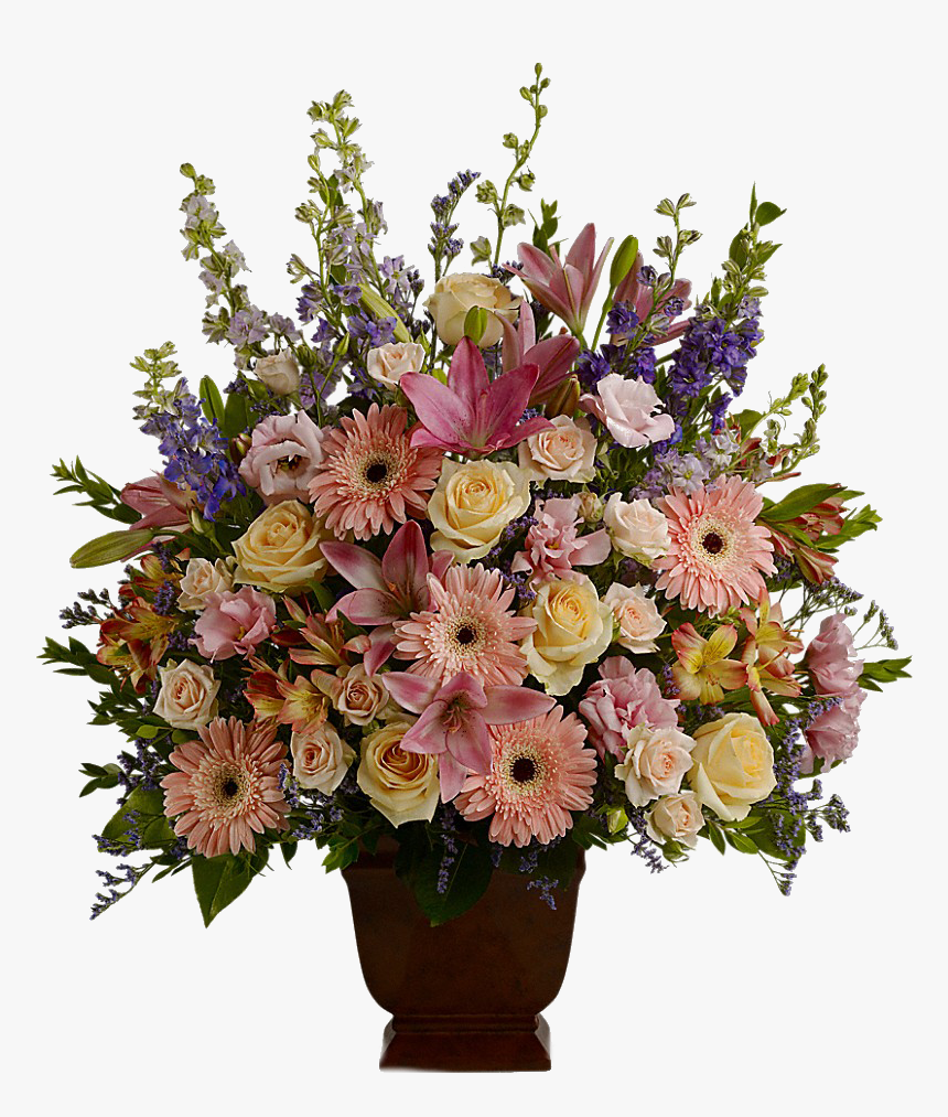 Flores Encontradas En La Web Funeral Bouquet, Funeral - Teleflora Loving Grace, HD Png Download, Free Download